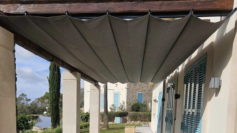 Toldo de palillería.